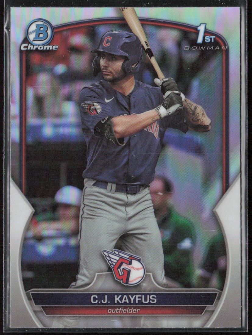 2023 Bowman Draft C.J. Kayfus Chrome Refractor