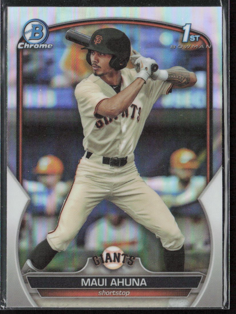 2023 Bowman Draft Maui Ahuna Chrome Refractor