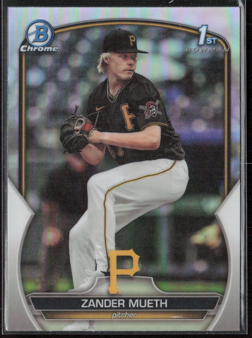 2023 Bowman Draft Zander Mueth Chrome Refractor