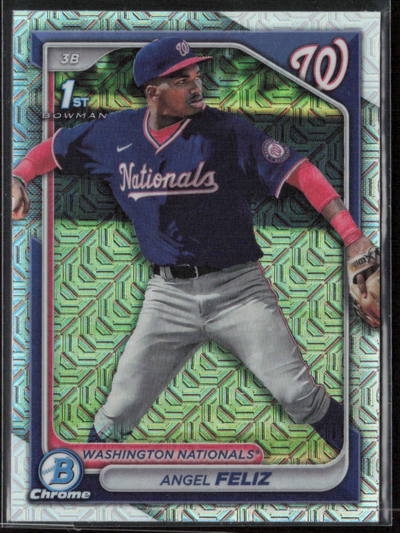 2024 Bowman Chrome Angel Feliz Prospects Mojo Refractors