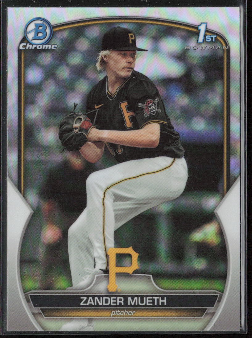 2023 Bowman Draft Zander Mueth Chrome Refractor