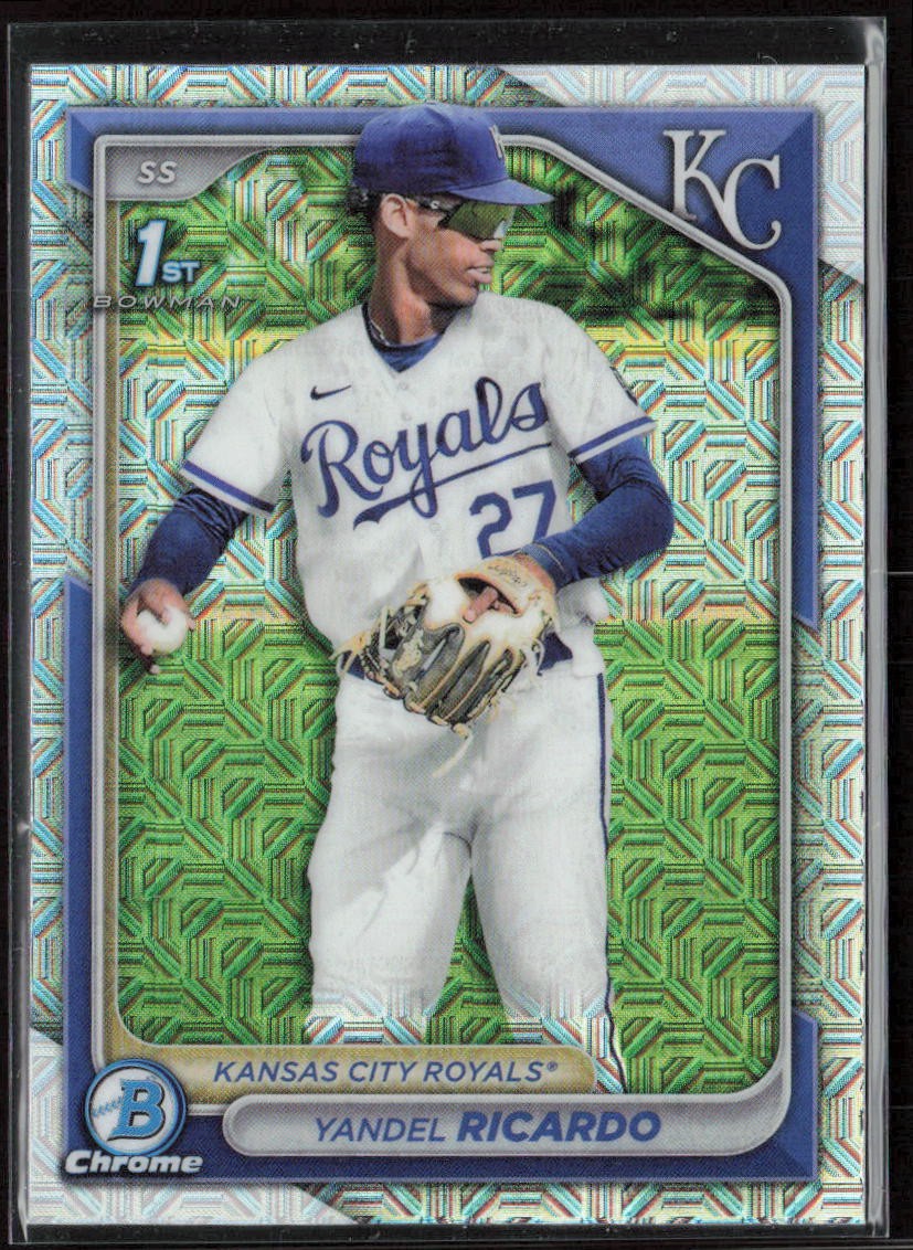 2024 Bowman Chrome Yandel Ricardo Prospects Mojo Refractors