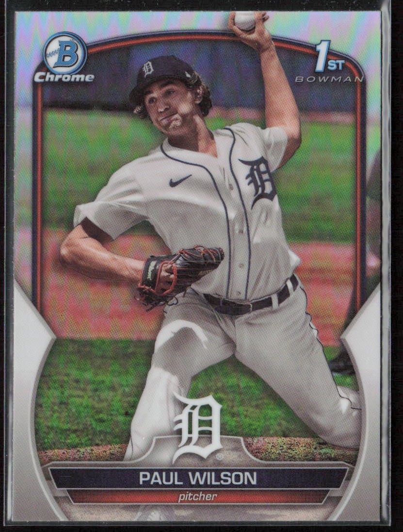 2023 Bowman Draft Paul Wilson Chrome Refractor