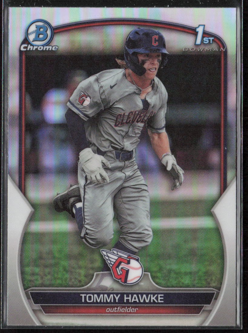 2023 Bowman Draft Tommy Hawke Chrome Refractor