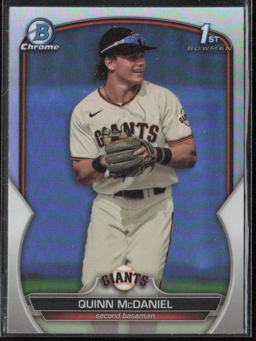 2023 Bowman Draft Quinn McDaniel Chrome Refractor