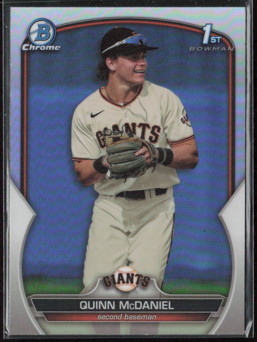2023 Bowman Draft Quinn McDaniel Chrome Refractor