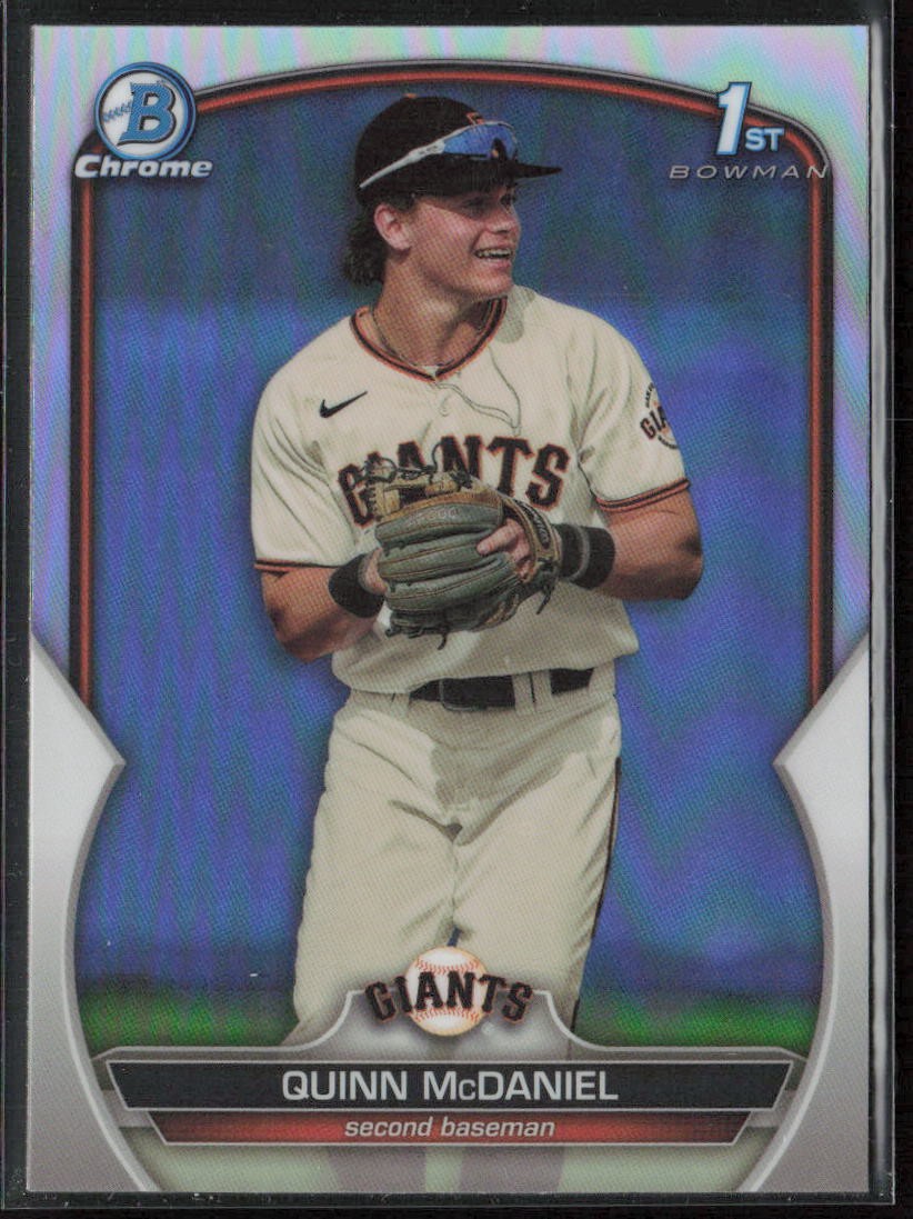 2023 Bowman Draft Quinn McDaniel Chrome Refractor