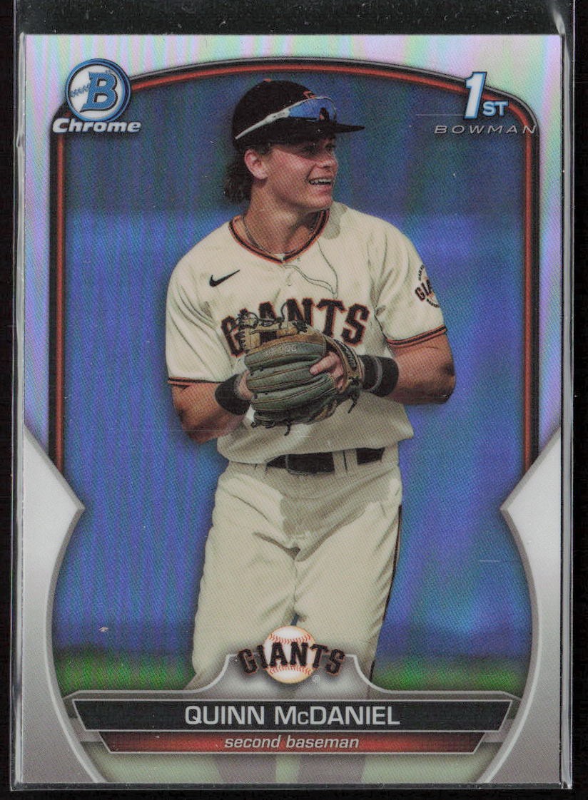 2023 Bowman Draft Quinn McDaniel Chrome Refractor