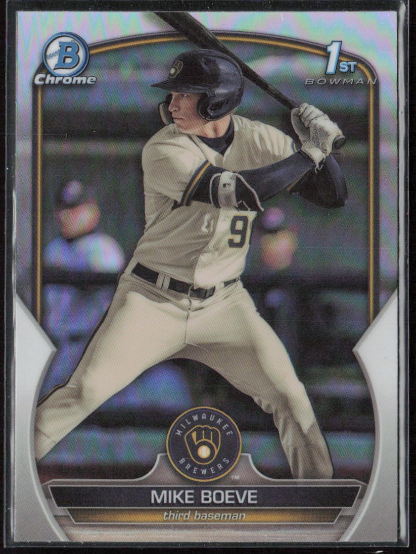2023 Bowman Draft Mike Boeve Chrome Refractor