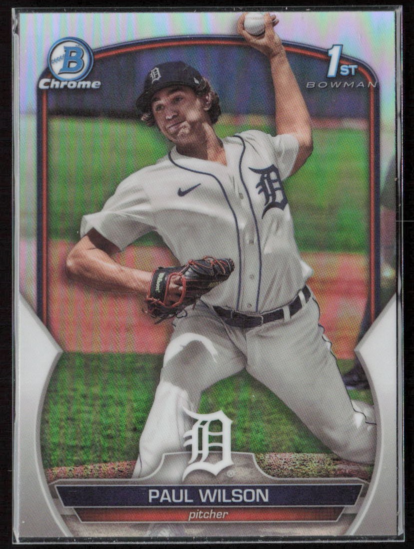 2023 Bowman Draft Paul Wilson Chrome Refractor
