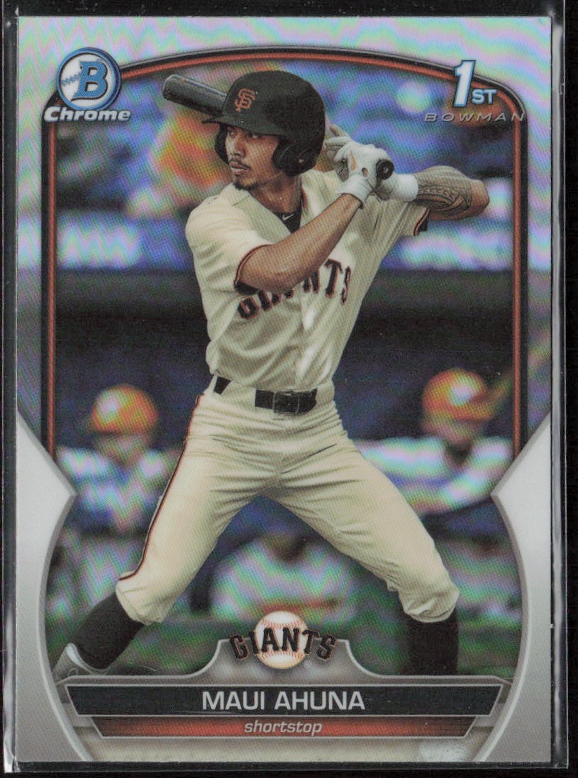 2023 Bowman Draft Maui Ahuna Chrome Refractor