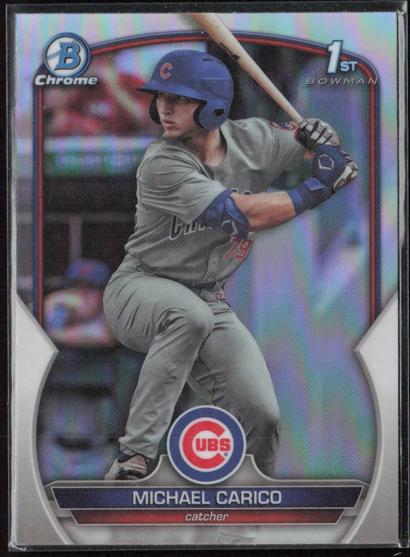 2023 Bowman Draft Michael Carico Chrome Refractor
