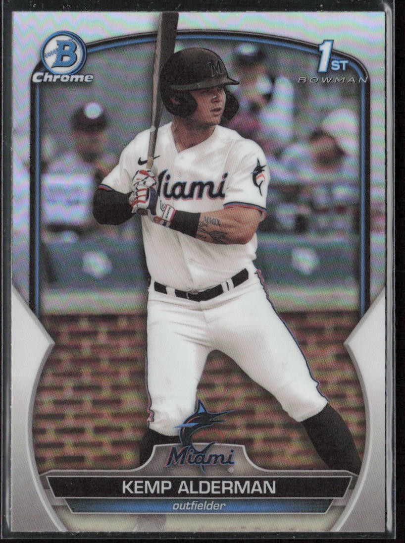 2023 Bowman Draft Kemp Alderman Chrome Refractor