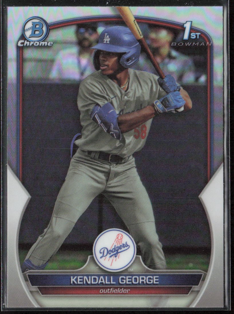2023 Bowman Draft Kendall George Chrome Refractor