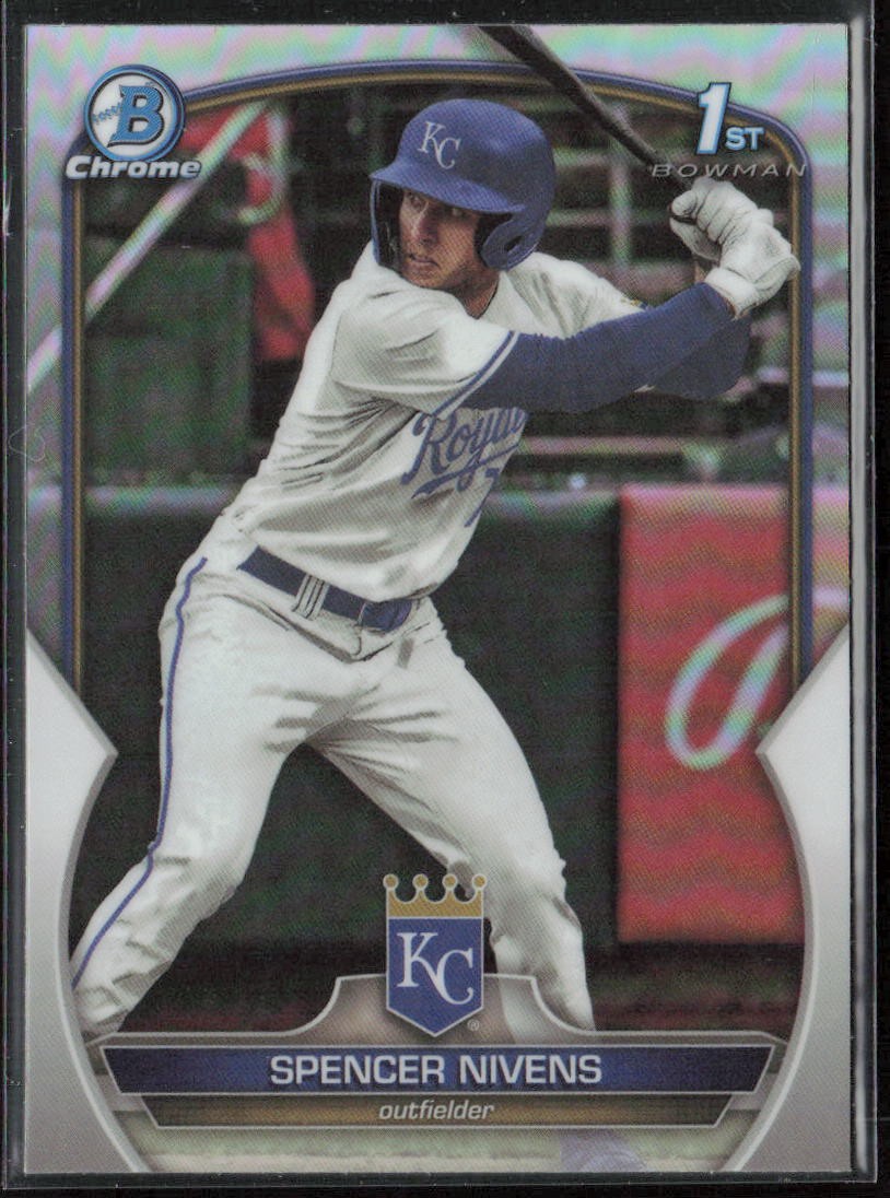 2023 Bowman Draft Spencer Nivens Chrome Refractor