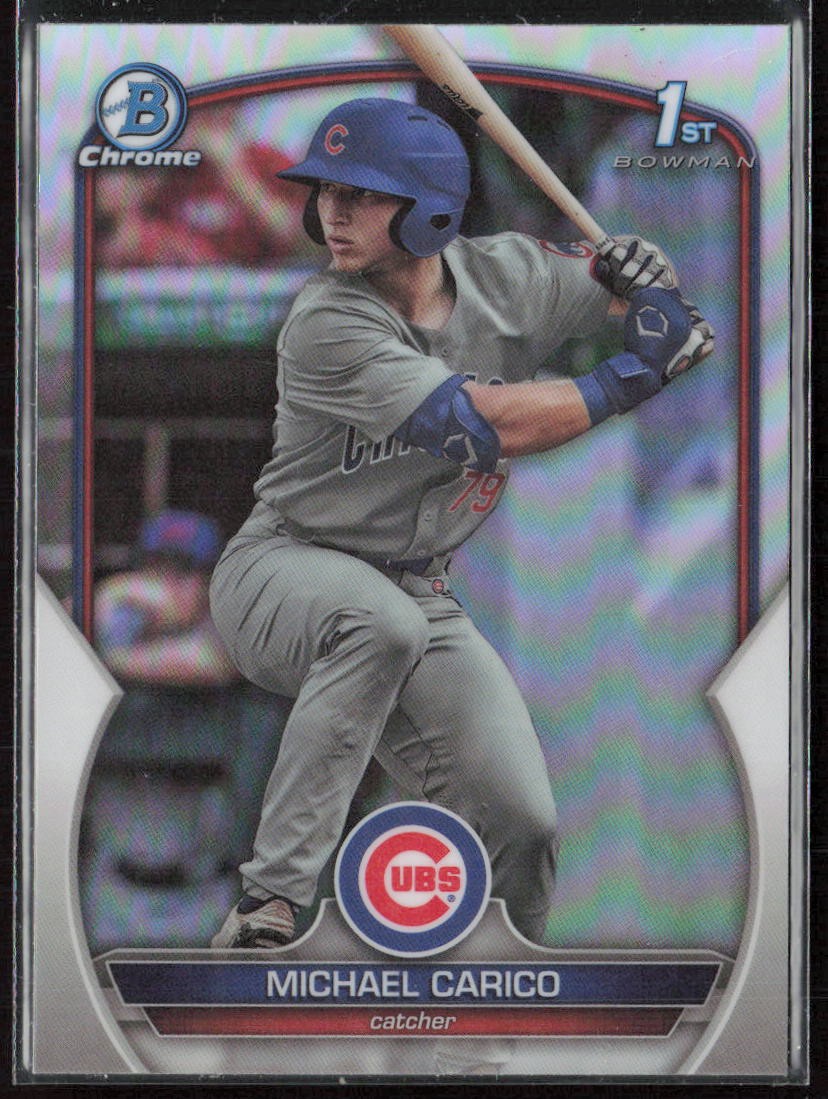 2023 Bowman Draft Michael Carico Chrome Refractor