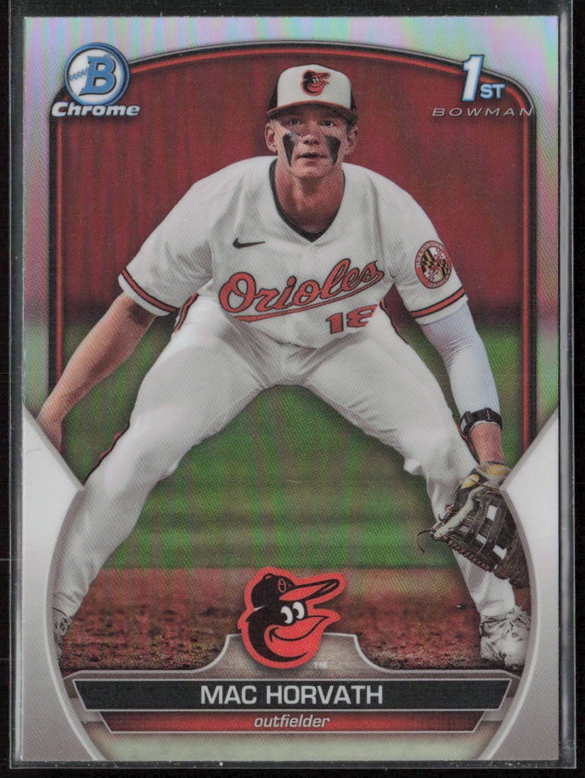 2023 Bowman Draft Mac Horvath Chrome Refractor