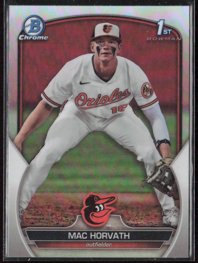 2023 Bowman Draft Mac Horvath Chrome Refractor