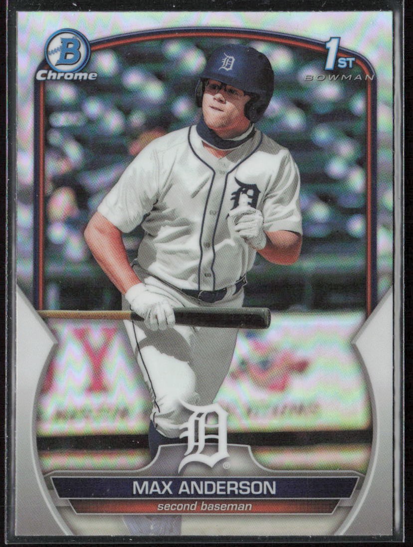 2023 Bowman Draft Max Anderson Chrome Refractor
