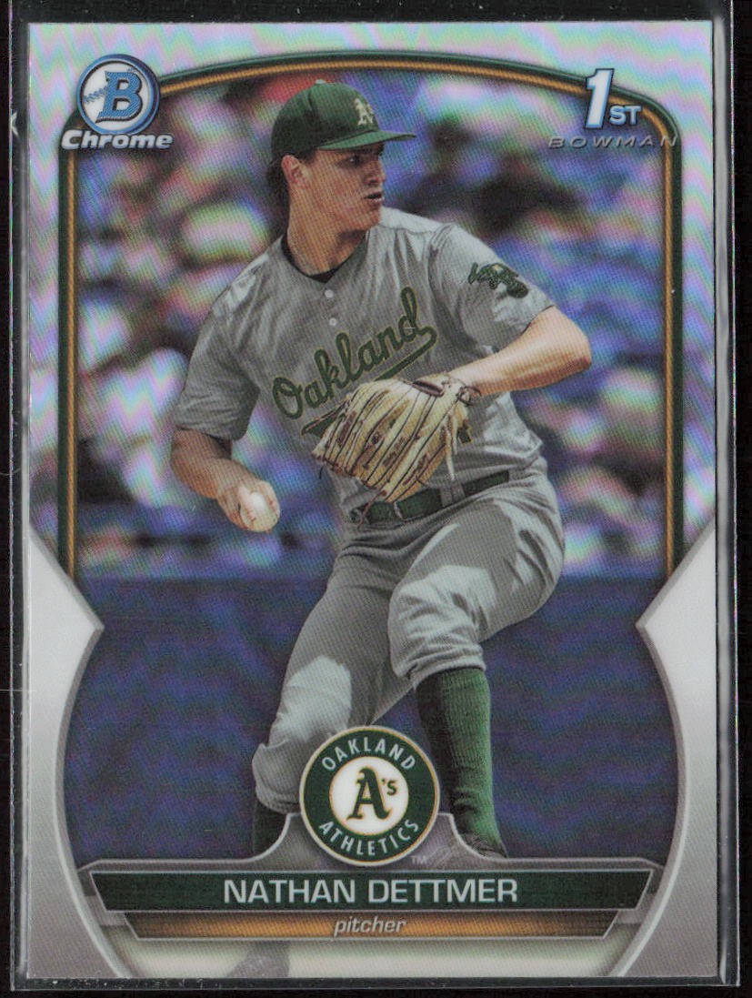 2023 Bowman Draft Nathan Dettmer Chrome Refractor