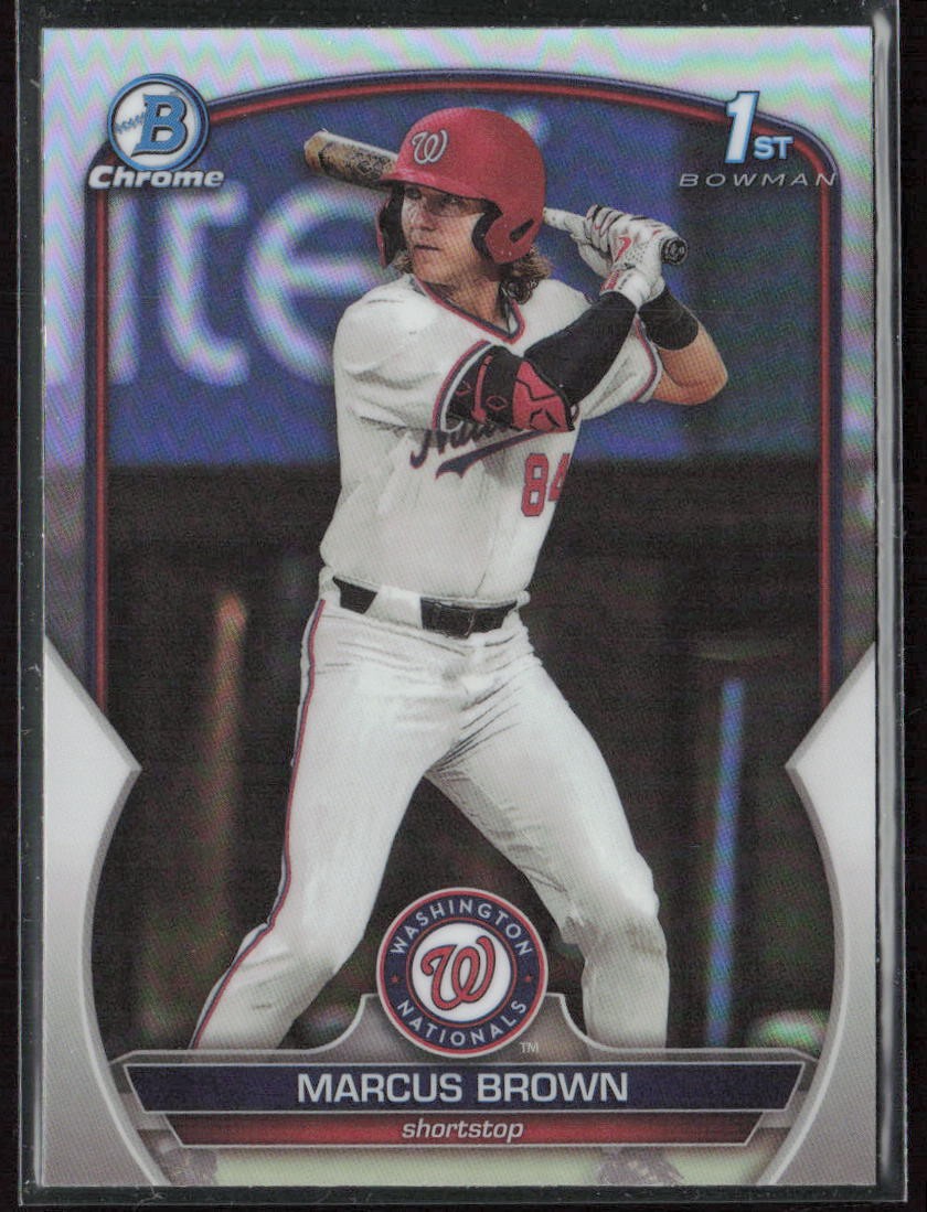 2023 Bowman Draft Marcus Brown Chrome Refractor