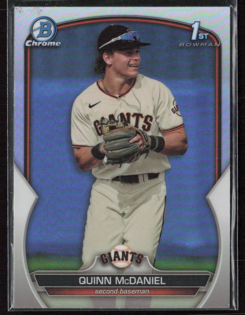 2023 Bowman Draft Quinn McDaniel Chrome Refractor