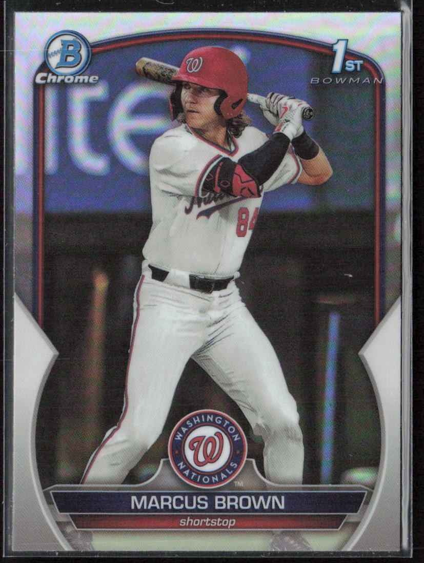 2023 Bowman Draft Marcus Brown Chrome Refractor
