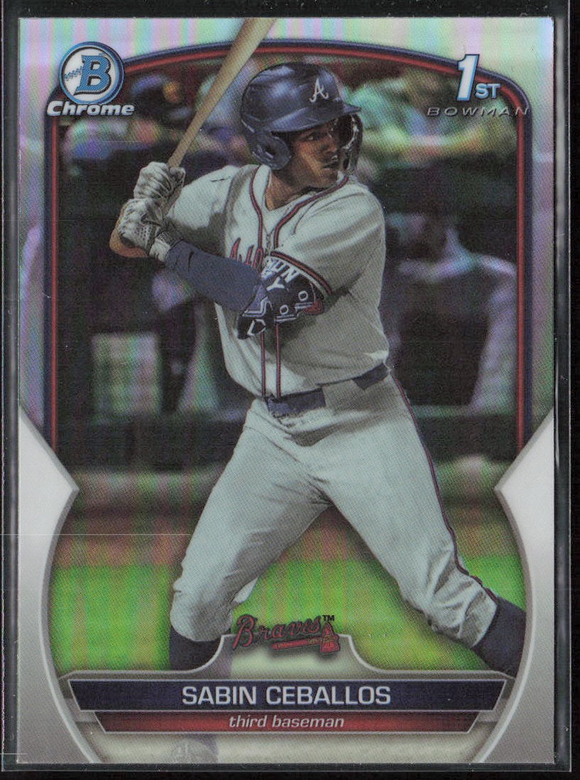 2023 Bowman Draft Sabin Ceballos Chrome Refractor