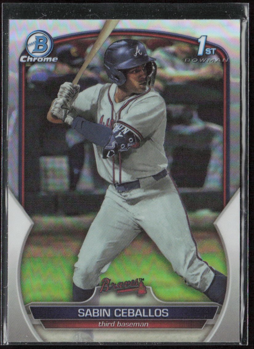 2023 Bowman Draft Sabin Ceballos Chrome Refractor