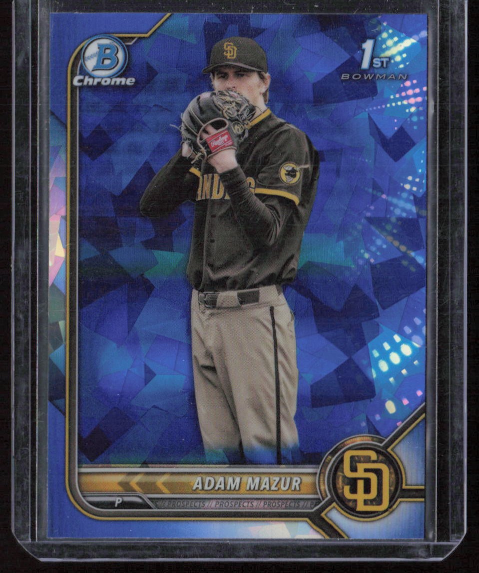 2022 Bowman Draft Sapphire Edition Adam Mazur