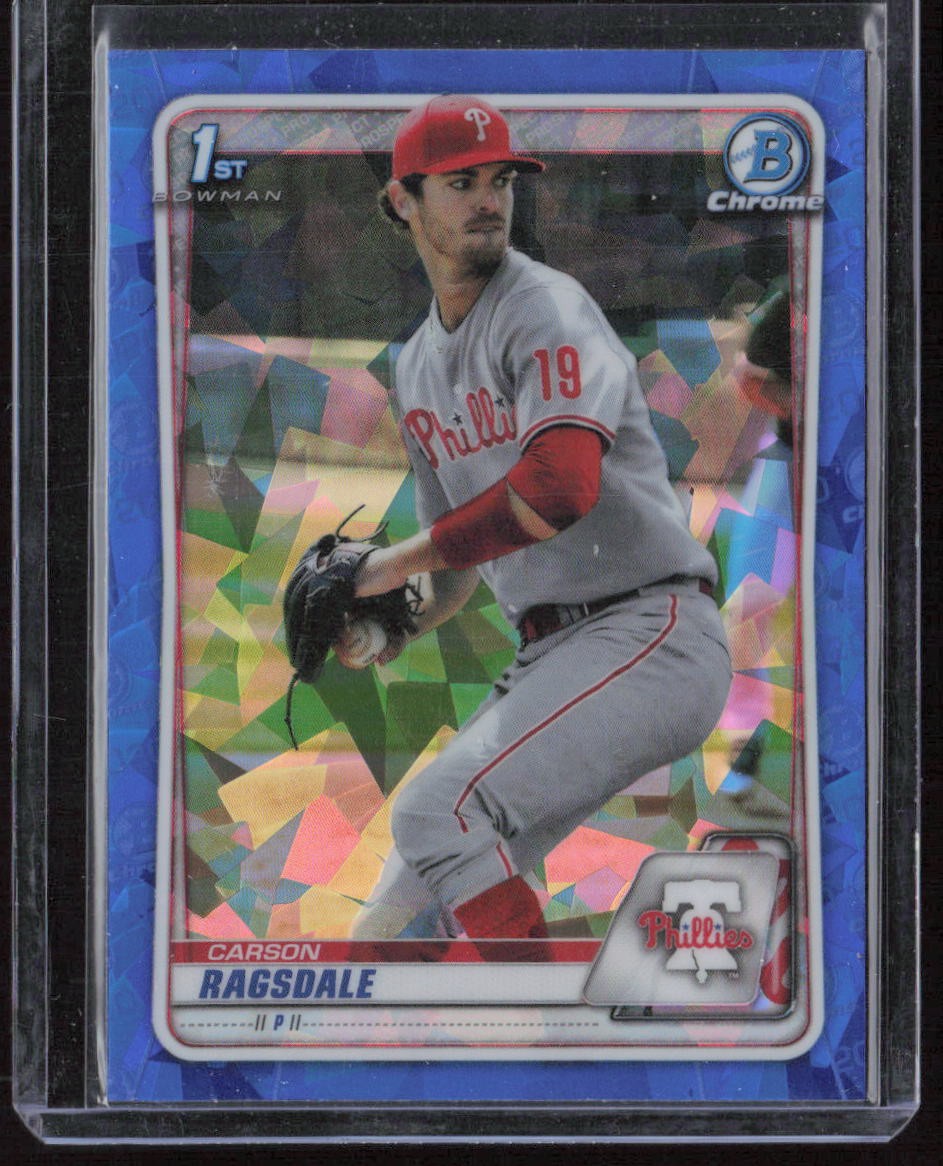 2020 Bowman Draft Sapphire Edition Carson Ragsdale