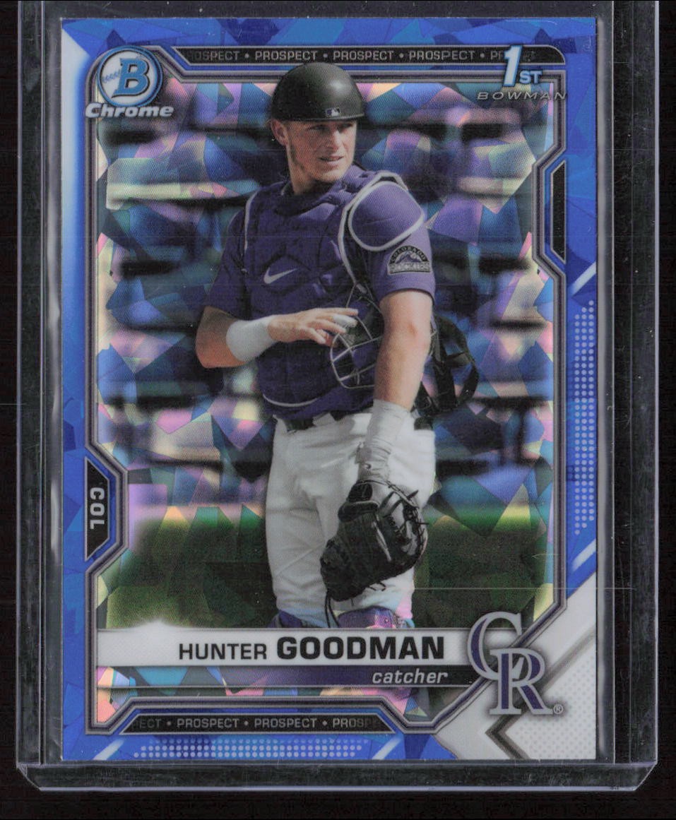 2021 Bowman Draft Sapphire Edition Hunter Goodman