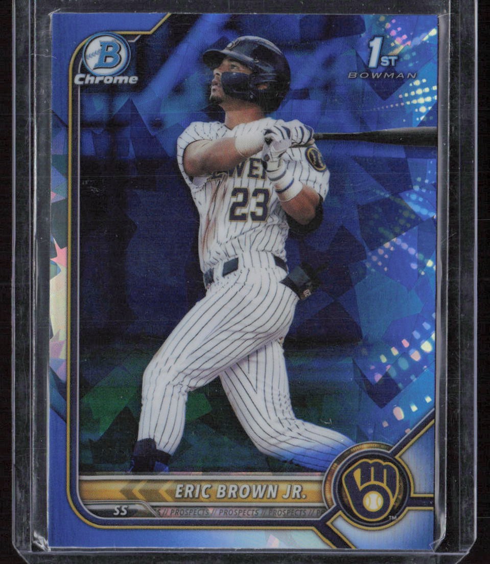 2022 Bowman Draft Sapphire Edition Eric Brown Jr.