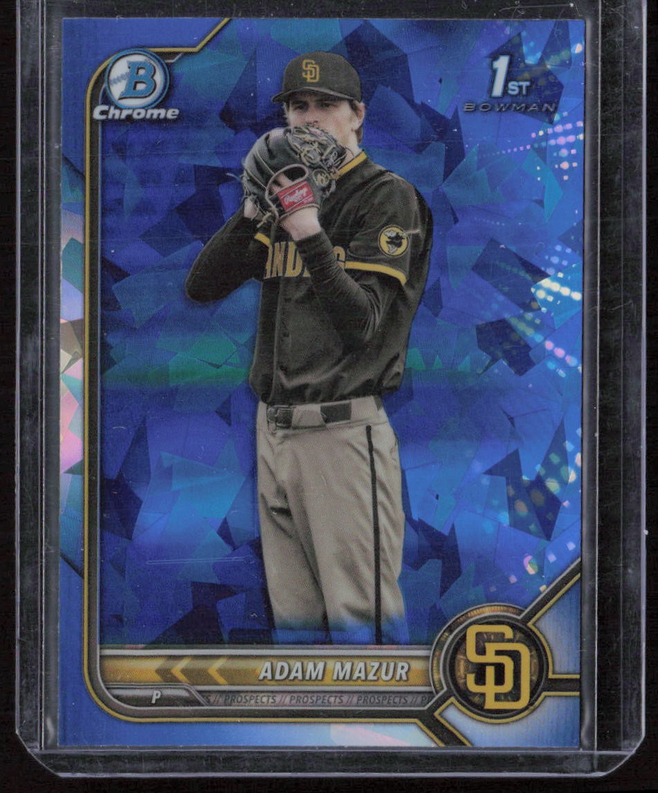 2022 Bowman Draft Sapphire Edition Adam Mazur