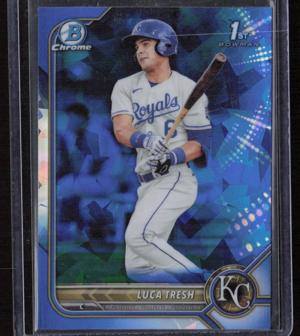 2022 Bowman Sapphire Edition Luca Tresh