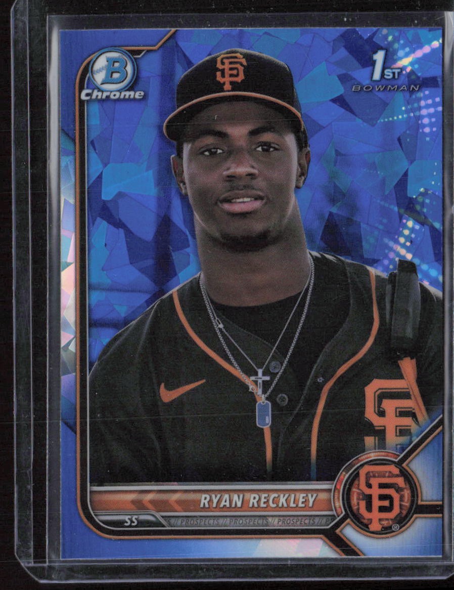 2022 Bowman Chrome Sapphire Edition Ryan Reckley Prospects