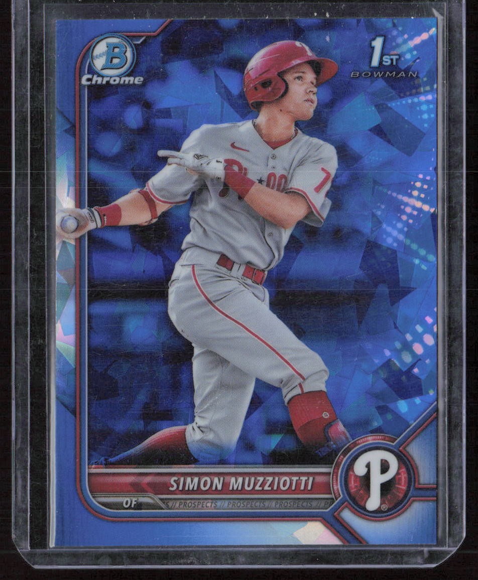 2022 Bowman Sapphire Edition Simon Muzziotti