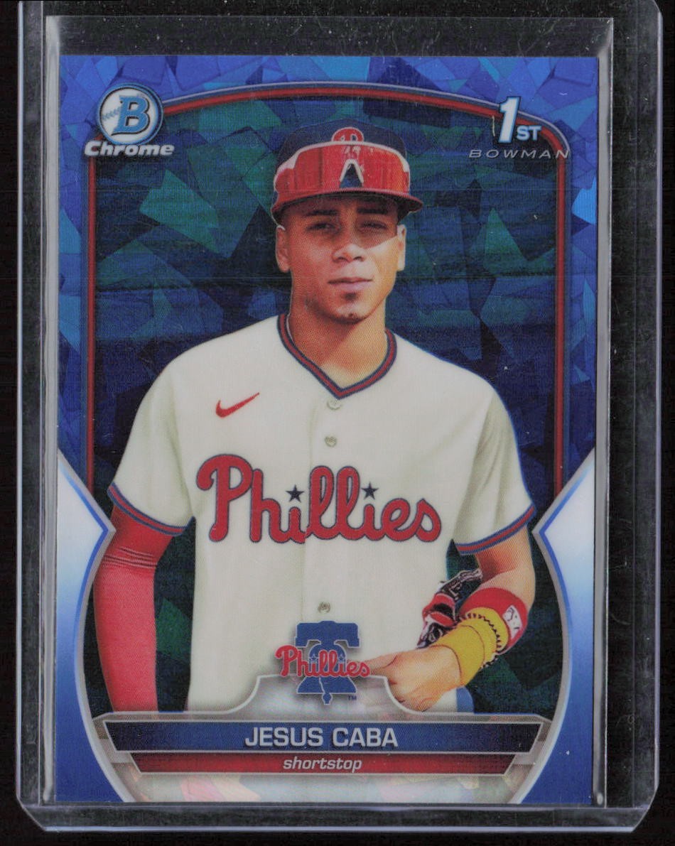 2023 Bowman Chrome Sapphire Edition Jesus Caba Prospects