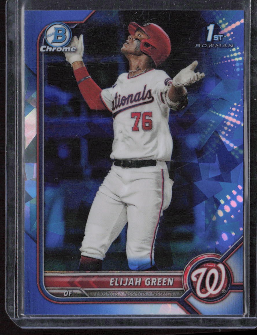 2022 Bowman Draft Sapphire Edition Elijah Green