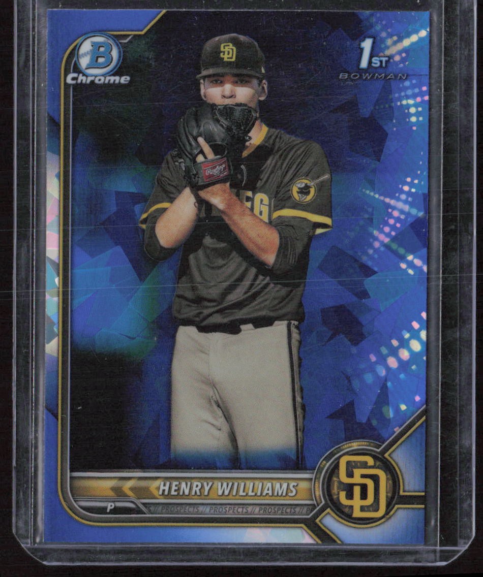 2022 Bowman Draft Sapphire Edition Henry Williams