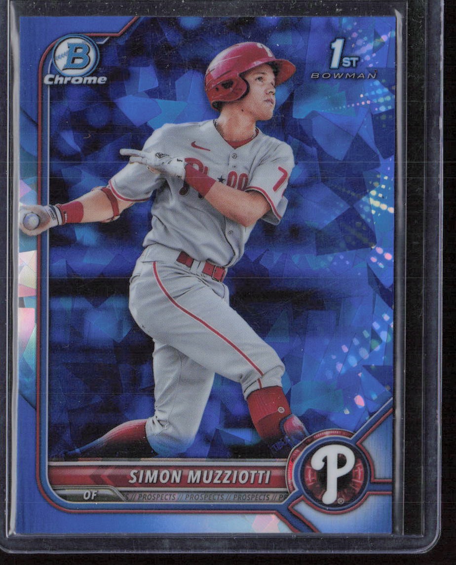 2022 Bowman Sapphire Edition Simon Muzziotti