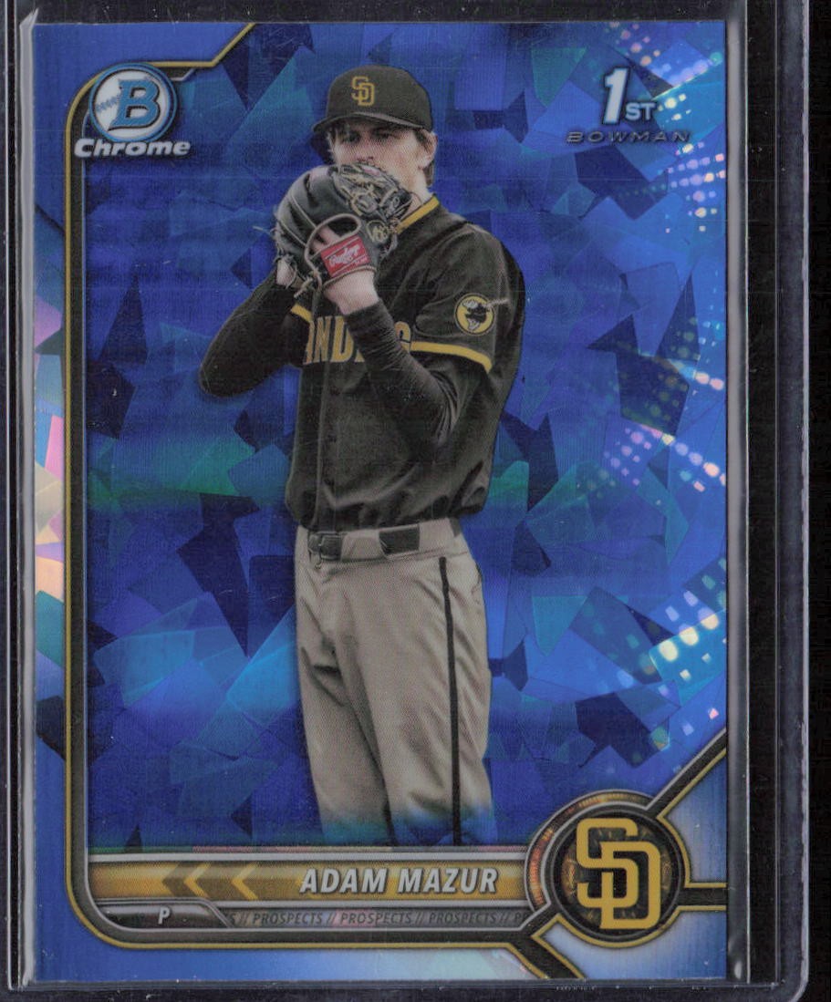 2022 Bowman Draft Sapphire Edition Adam Mazur