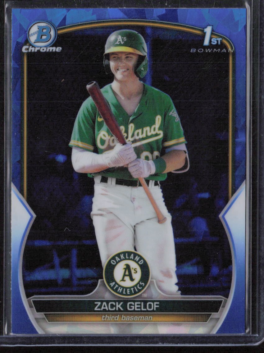 2023 Bowman Sapphire Edition Zack Gelof