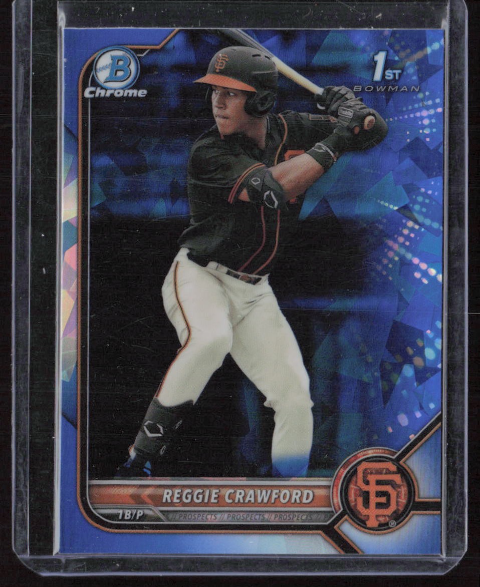 2022 Bowman Draft Sapphire Edition Reggie Crawford