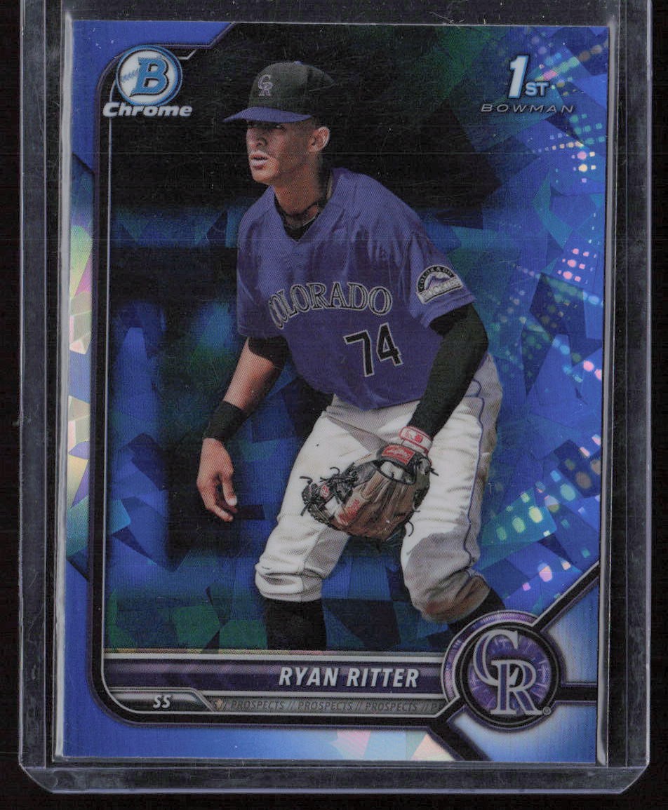 2022 Bowman Draft Sapphire Edition Ryan Ritter