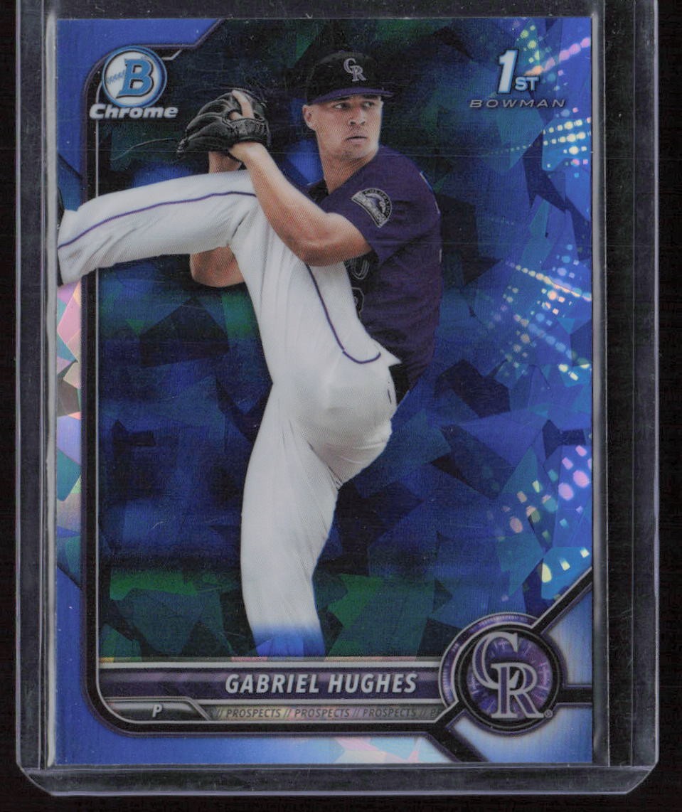 2022 Bowman Draft Sapphire Edition Gabriel Hughes