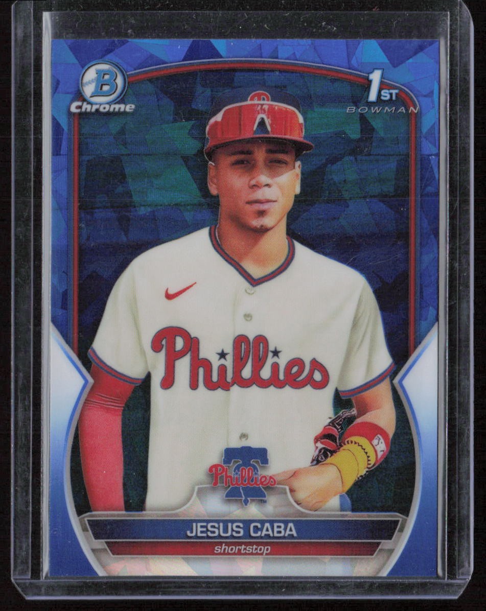 2023 Bowman Chrome Sapphire Edition Jesus Caba Prospects