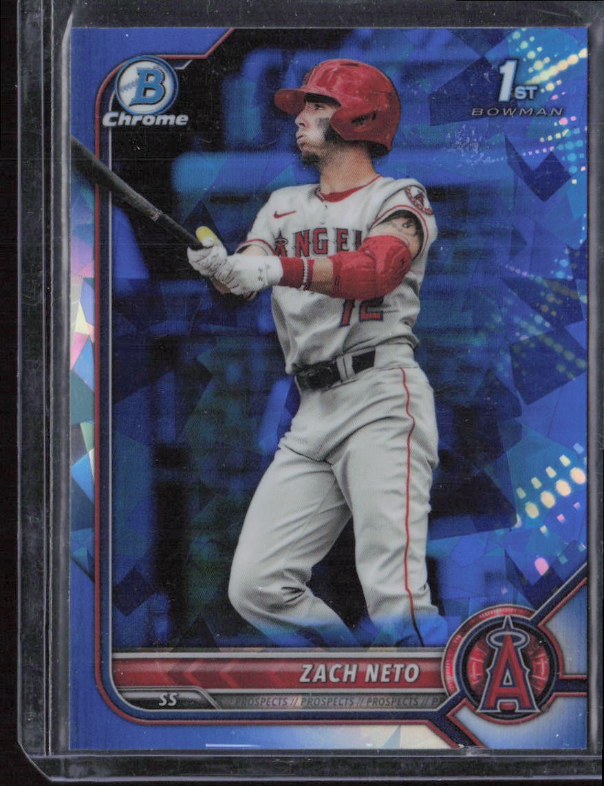 2022 Bowman Draft Sapphire Edition Zach Neto