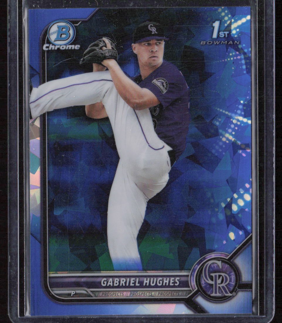 2022 Bowman Draft Sapphire Edition Gabriel Hughes