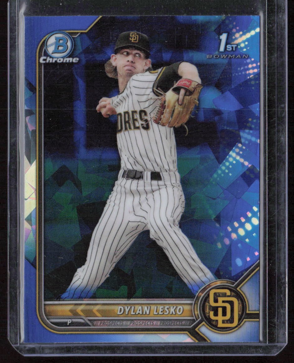 2022 Bowman Draft Sapphire Edition Dylan Lesko